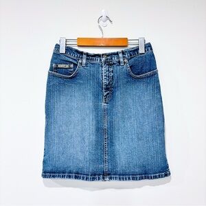 POINT ZERO Blue denim‎ skirt